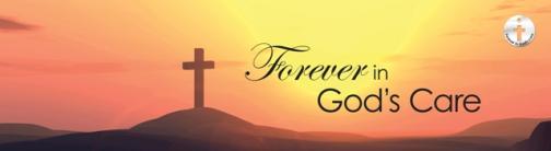 TVC65 - Forever In God's Care SUNSET W/CROSS